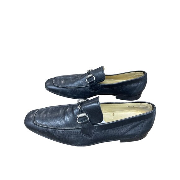 Magnanni Mens From Spain Black Leather Loafers  Size 11 SKU 9482 - Picture 3 of 16